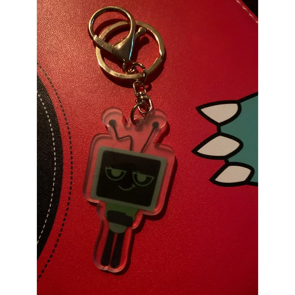 DW Vee Keychain Keyring Acrylic Metal Clasp‎ Charm Dandy's World